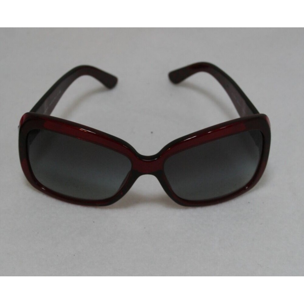 Burberry Womens B 4074 3165/11 Shield Red Square Sunglasses Made in Italy
